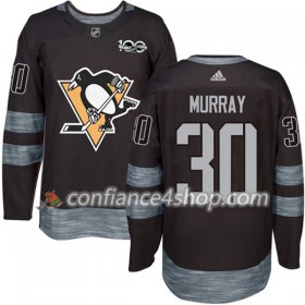 Adidas Maillot de Hockey Pittsburgh Penguins Matt Murray 30 1917-2017 100th Anniversary Noir Authentic - Homme
